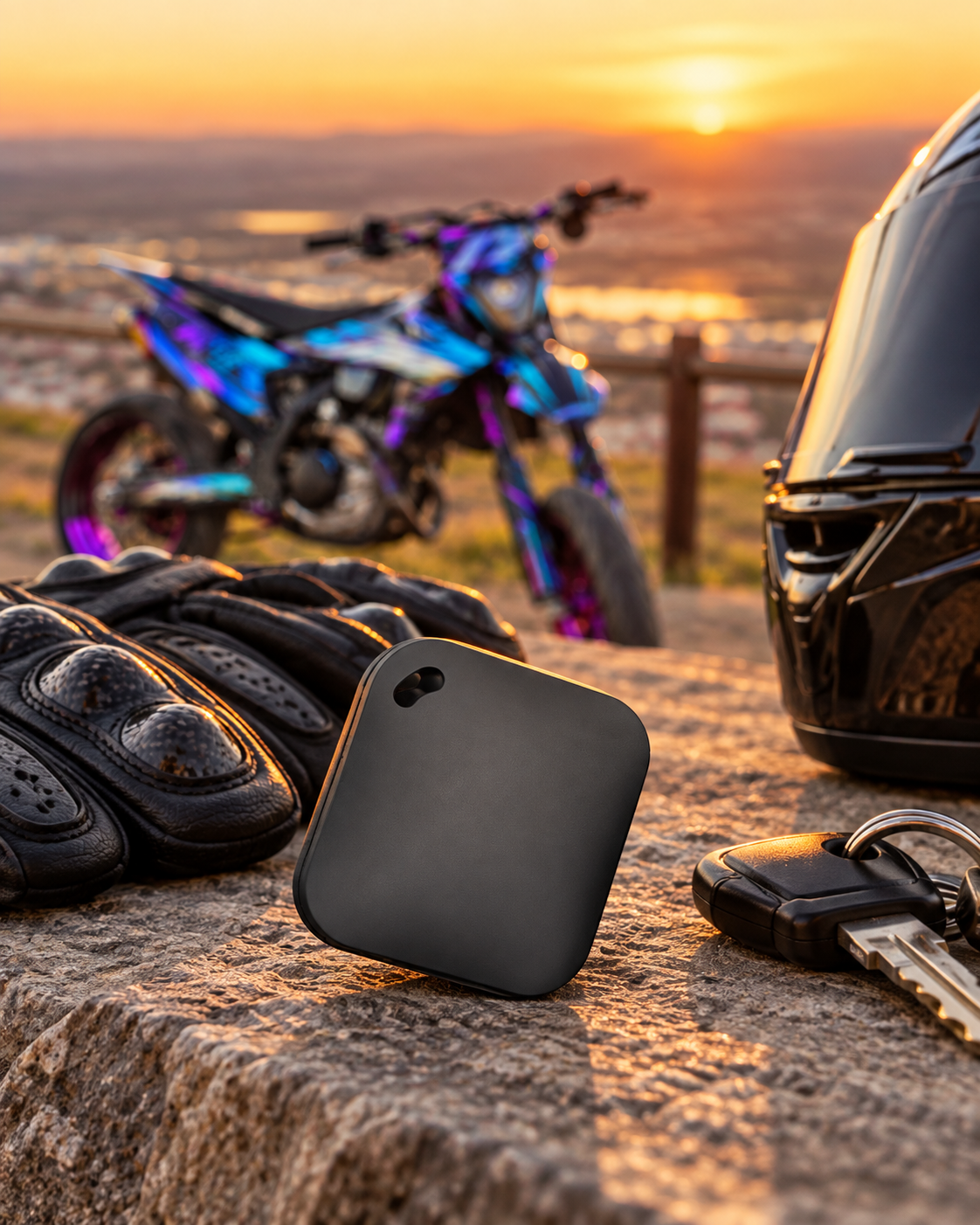 Localizzatore GPS Bluetooth per Moto – Compatibile con Apple Dov'è