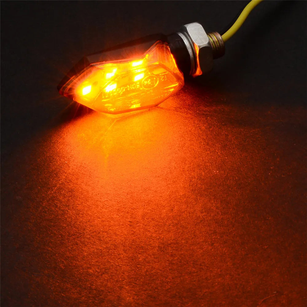 Luci Lampeggianti Mini Universali 12V per Moto