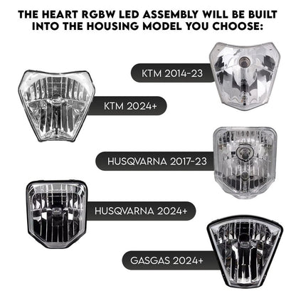 Faro HeartLed RGB KTM/GASGAS/HUSQVARNA